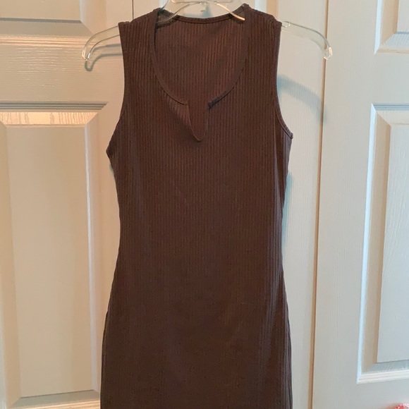 Ribbed Bodycon Short Dress. - Picture 1 of 2